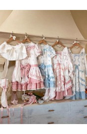Mademoiselle Pearl Wandering Teapot Blouse Overdress Cape JSK and OPs(Reservation/2 Colours/Full Payment Without Shipping)